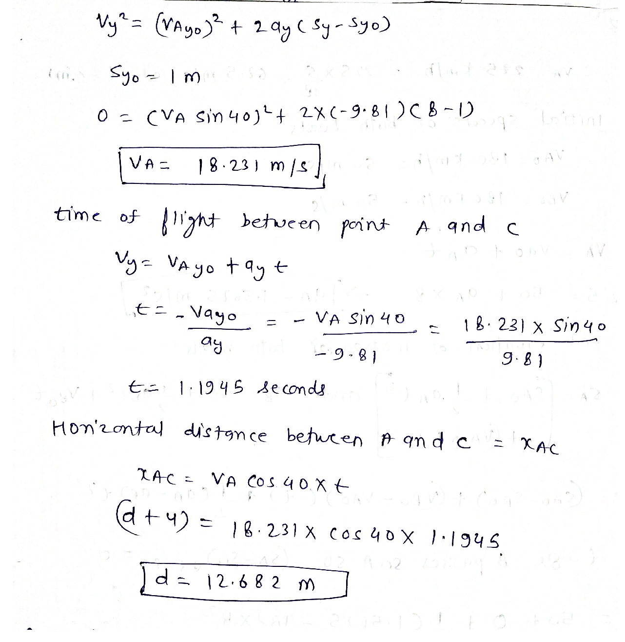 Solved Problem 3 The boy at A attempts to throw a ball over the roof