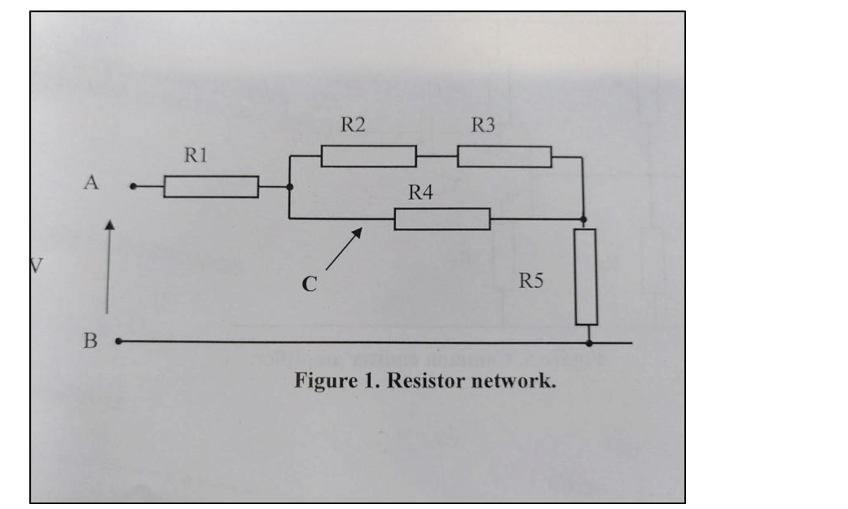 Solved 1) Calculate the total resistance of the resistor network shown