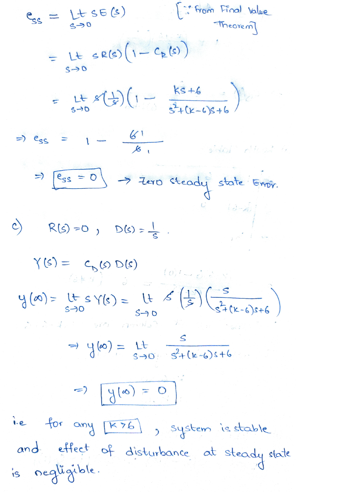 Solved A Closed loop Control System Is Shown In Figure 4 Where G s