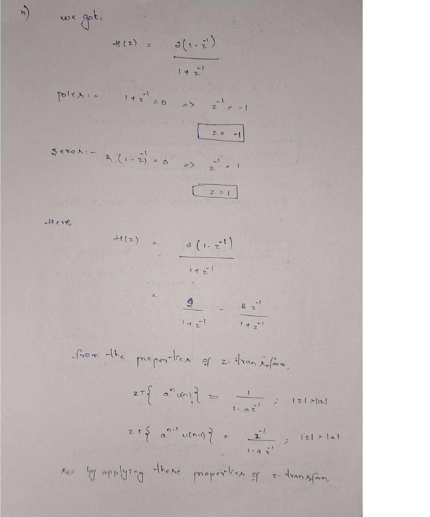 Solved a. Determine the overall transfer function of the system shown