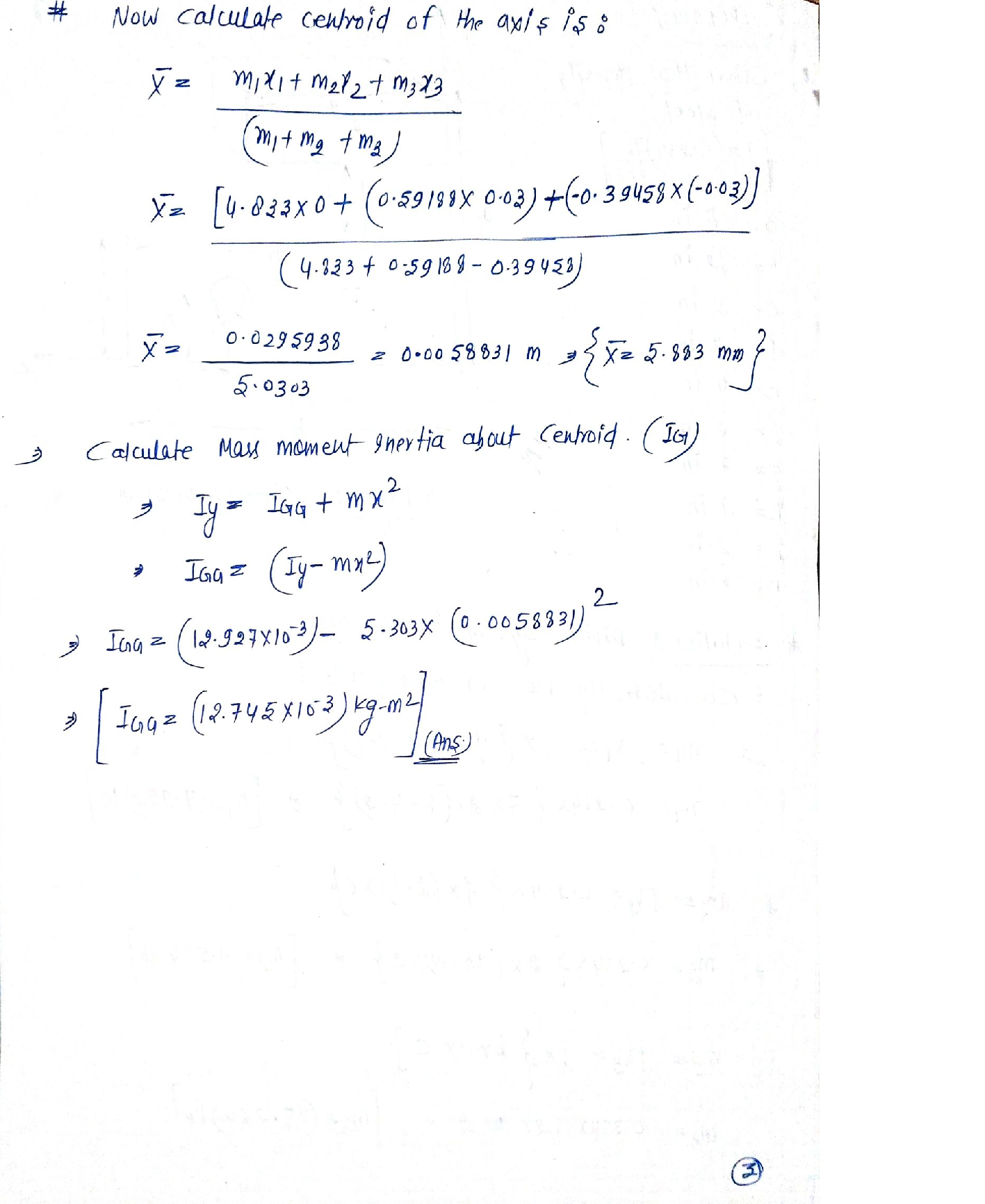 Solved The machine element shown is fabricated from steel.The density