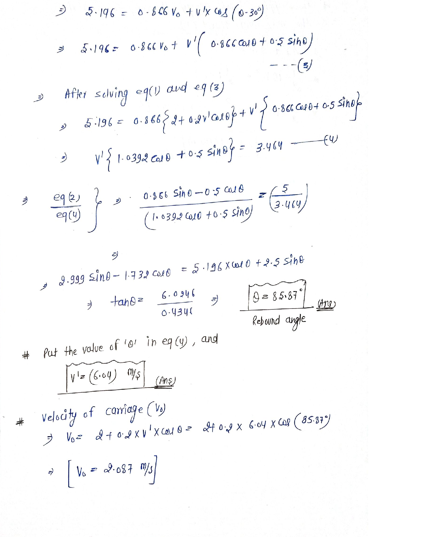 Solved The 2kg sphere is projected horizontally with a velocity of 10 m/s a TutorBin