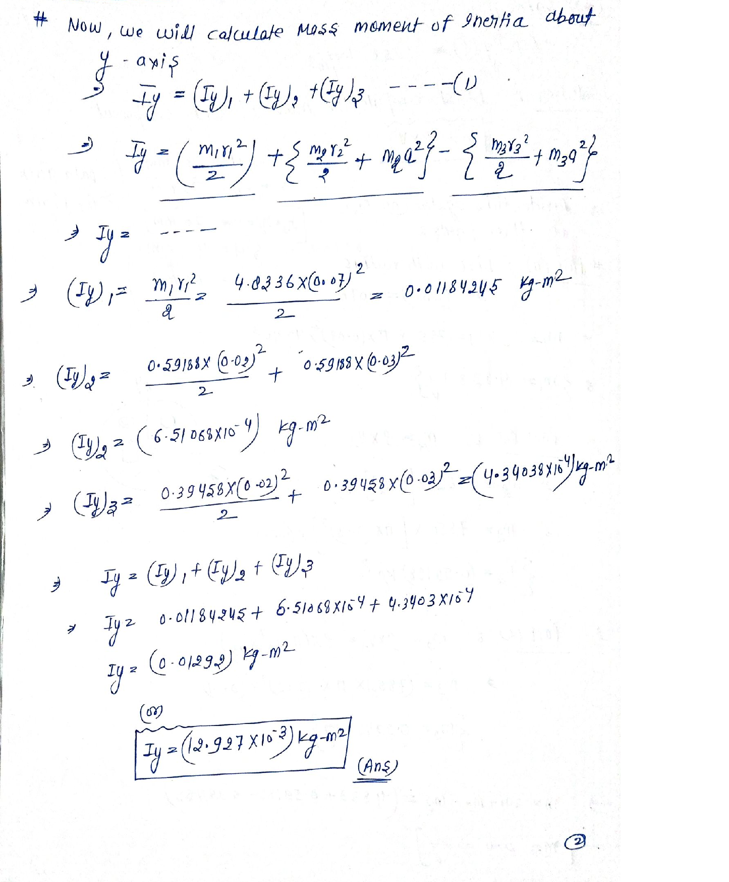 Solved The machine element shown is fabricated from steel.The density