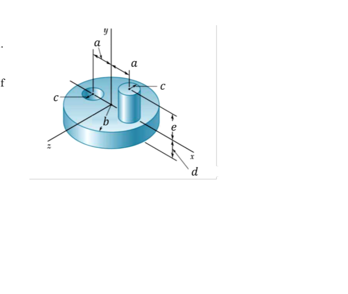 Solved The machine element shown is fabricated from steel.The density