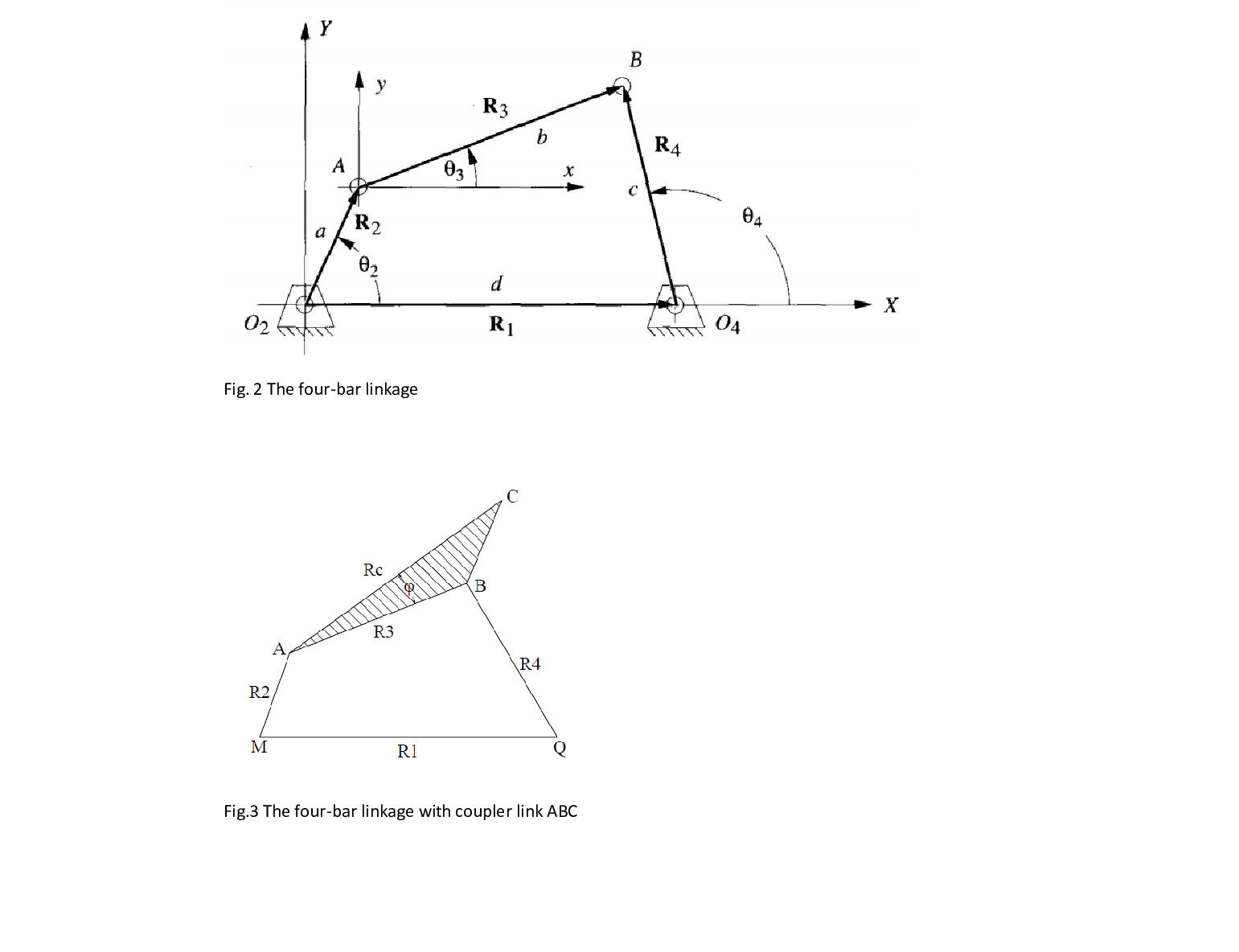 Solved The Figure Shows A Four Bar Linkage If Link 3 vrogue.co