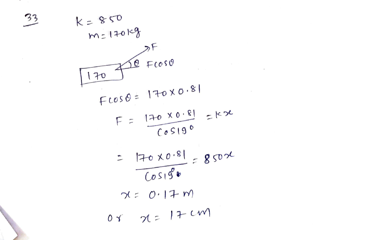 Solved A bungee cord obeys Hooke's law, with a spring constant of 850